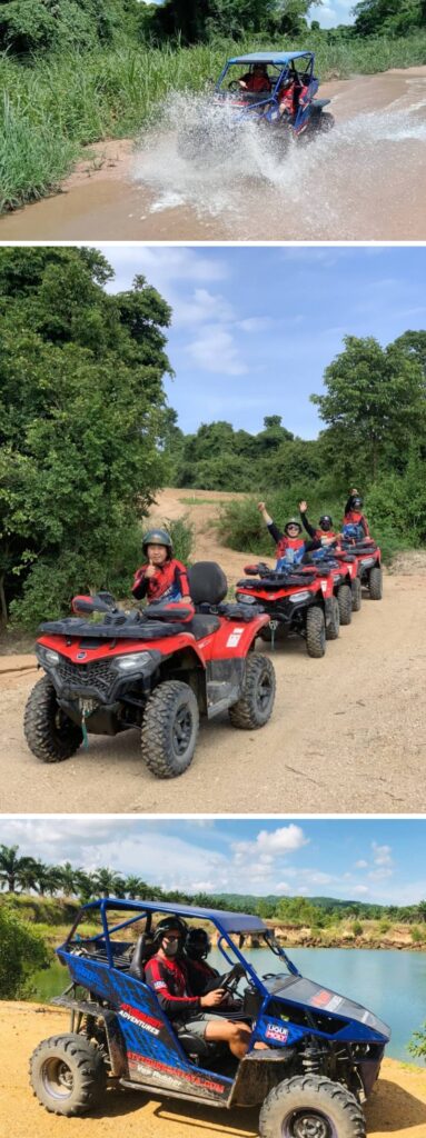 투어 진행 중인 ATV BUGGY