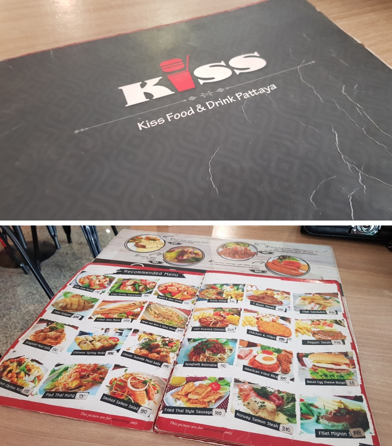 24시간 태국식당 키스푸드 (KISS FOOD) 메뉴판